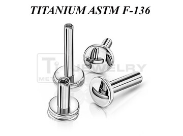 Основа для лабрета Ti Metal из титана