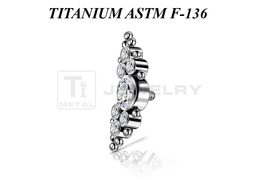 Кластер из титана Ti Metal крисания