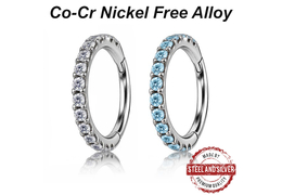 Кликер Steel and Silver с кристалами 2мм