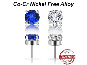 Вставка Steel and Silver с кристаллом Premium Zirconia