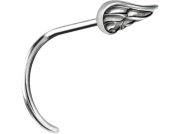Нострил Steel and Silver ангельское крыло