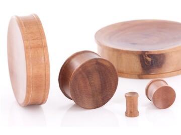 Плаги палисандровые, пара