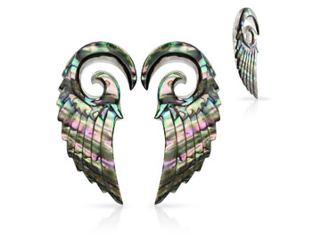 Спирали перламутровые крылья, пара