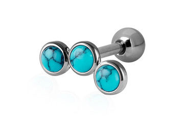 Микроштанга бирюзовая триада