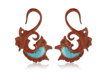 Спирали бирюзовая лоза, пара