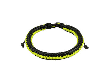 Браслет из кожи жёлтый луч