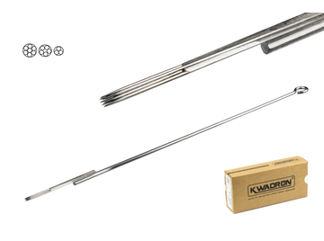 Тату иглы Kwadron 0.35мм (Round Shader, Long Taper), упаковка 50шт