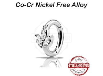 Кликер Steel and Silver трилистник