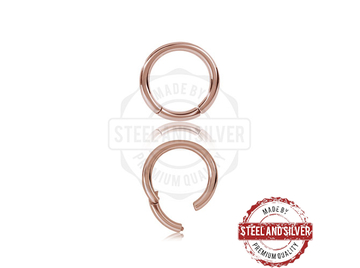 Кликер Steel and Silver с покрытием розового золота