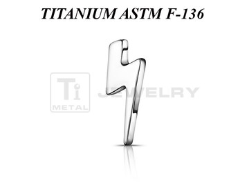 Накрутка из титана Ti Metal молния