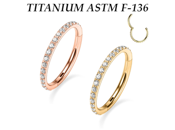 Кликер из титана Ti Metal с золотым покрытием