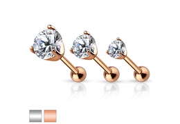 Микроштанга со стразом Микроштанга со стразом