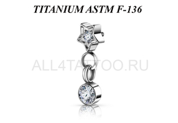 Накрутка из титана Ti Metal стэлла